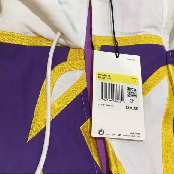 Nike x Ambush LA Lakers Jacket Size small women’s NBA Basketball - Picture 6 of 7